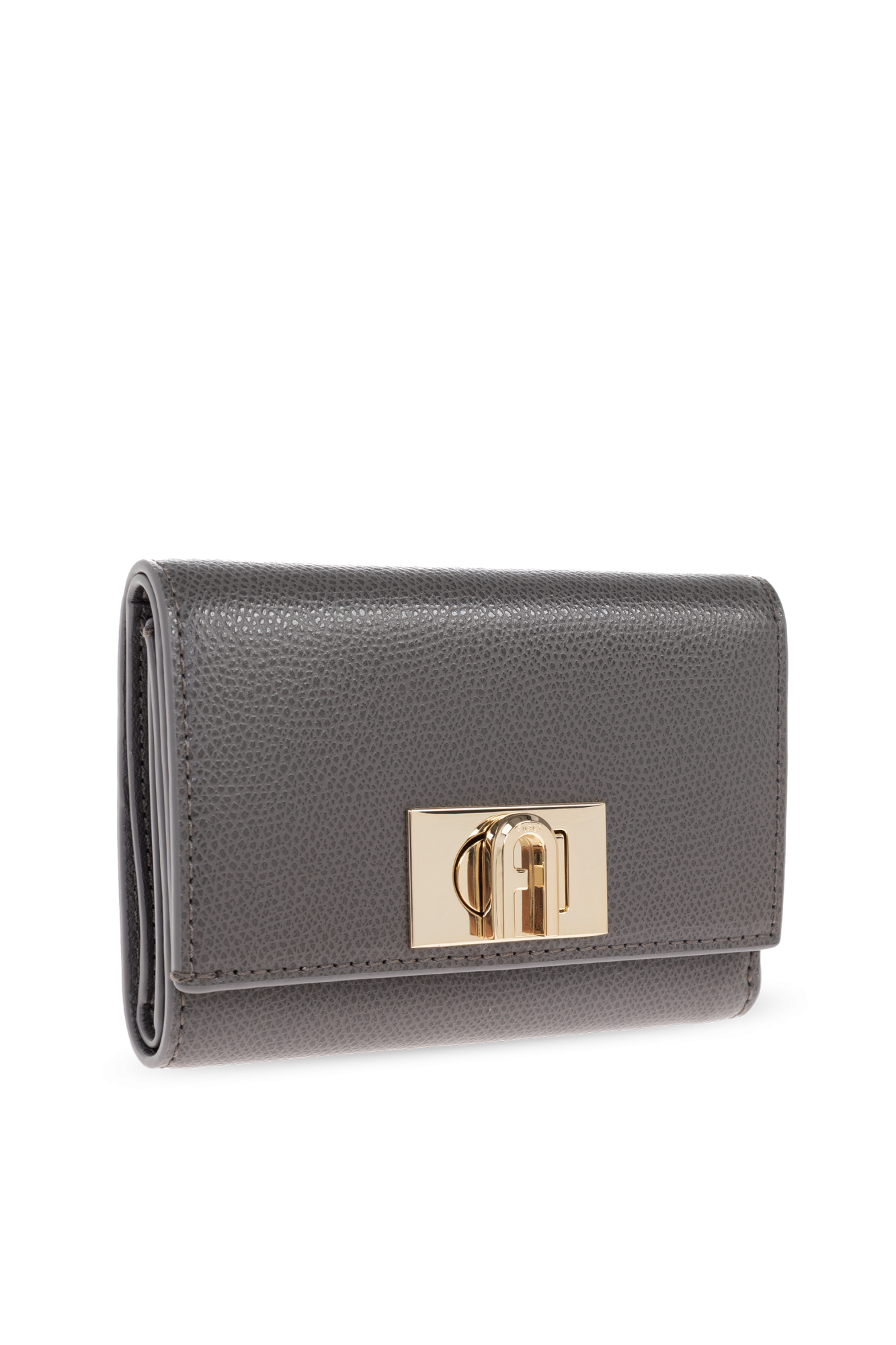 【極美品】FURLA グレー チェーンウォレット フルラ FURLA 財布 （グレー） -waja bazar - 海外ファッション